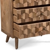 Picture of Solid Wood Weave Chest Of Drawer