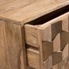Picture of Solid Wood Weave Chest Of Drawer