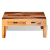 Picture of Solid Wood Shhesham Coffee Table With 2 Drawers