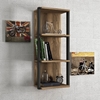 Picture of Solid Wood Sheesham Wall Shelf With 2 Iron Frame