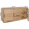 Picture of Solid Wood Azie Sideboard With 2 Door And 3 Drawer