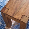 Picture of Solid Wood Sheesham Bench With Grooves on the Corner