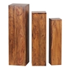 Picture of Solid Wood Sheesham Square Set Of 3 Side Tables