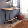 Picture of Solid Wood Console Table With Iron And Heavy Top