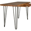 Picture of Solid Wood Sheesham Study Table/ Desk With Iron Legs