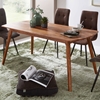 Picture of Solid Wood Sheesham Dining Table With Round Legs