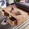 Picture of Solid Wood Coffee Table With Spacious Drawers