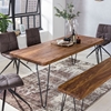 Picture of Solid Wood Sheesham Dining Table With Stable Legs