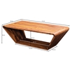 Picture of Solid Wood Sheesham Tapered Coffee Table