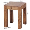 Picture of Solid Wood Sheesham Stool Cum Side Table