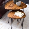 Picture of Minto Solid Wood Nested Tables - Set of 2