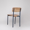 Picture of Solid Wood And Iron Set Of 2 Chair in Navy Blue