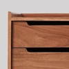 Picture of Solid Wood South Bedside In Honey Oak Finish
