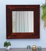 Picture of Sheesham Wood Square Wall Mirror