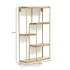 Picture of Iron and Wood Vertical Wall Shelf