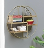 Picture of Iron and Wood Circular Wall Shelf