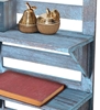 Picture of Mango Wood Floating Wall Shelf in Blue Colour