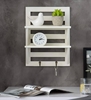 Picture of Mango Wood Floating Wall shelf in White Colour