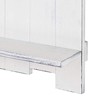 Picture of Mango Wood Floating Wall Shelf in White Colour