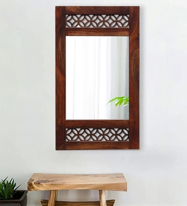 Picture of Solid Wood Aramika Rectangular Mirror