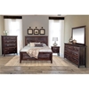 Picture of Hawthorne Collections Solid Sheesham Wood Bed - Gray