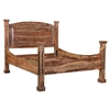 Picture of Porter Designs Taos Solid Sheesham Wood Bed - Brown