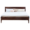 Picture of Wooden King Size Bed Brooklyn Walnut
