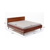 Picture of Wooden Queen Size Bed Ravello