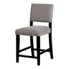 Picture of Benjara 24" Transitional Wood Counter Stool with Footrest in Gray
