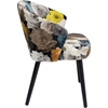 Picture of Chair with Armrest Peony Flower Yellow
