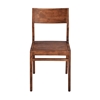 Picture of Coast To Coast Imports Knoll Acacia Solid Wood Brown Vinegar Finish Accent Chair