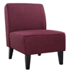 Picture of Riyon Upholstered armchair with  wide seat,   Purple