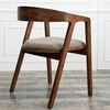 Picture of Creative Solid Wood Dining Chair  Minimalist Backrest Chairs Home