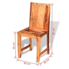 Picture of Shen Dining Chairs 2 pcs Solid Sheesham Wood