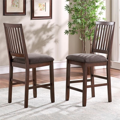 Picture of Yorktown Espresso Wood Counter Chair