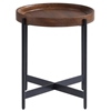 Picture of 20 in Round Wood End Table in Medium Chestnut