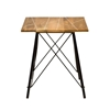 Picture of 20" Geometric Transitional Mango Wood Side End Table in Natural