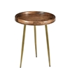 Picture of Crestview Collection Wood Bengal Manor Tray Top Accent Table in Gold