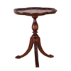 Picture of International Caravan Windsor Scalloped Round Table in Walnut