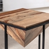Picture of Parisian Brown Wood and Metal Accent Table