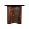 Picture of Porter Designs Cambria Solid Sheesham Wood End Table - Gray