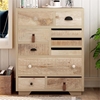 Picture of Furniture of America Druze Rustic Wood Multi-Storage Chest in Natural
