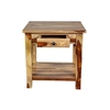 Picture of Sante Fe Solid Sheesham Wood End Table with Drawer