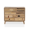 Picture of Amani Natural Mango Wood Hallway Accent Cabinet with 9-Drawers