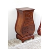 Picture of International Caravan Windsor 5 Drawer Bombe Chest in Walnut Stain