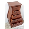 Picture of International Caravan Windsor 5 Drawer Bombe Chest in Walnut Stain