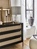 Picture of Vienna black cane chest of drawers