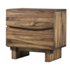 Picture of Modus Ocean 2 Drawer Solid Wood Nightstand in Natural Sengon