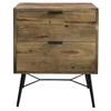 Picture of Moe's Home Camari 2 Drawer Wood Nightstand in Natural