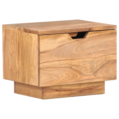 Picture of Bedside Cabinet 15.7"x11.8"x15.7" Solid Sheesham Wood